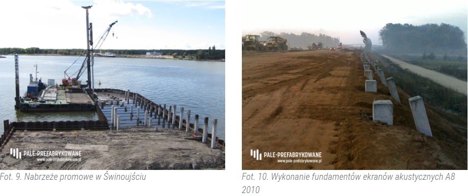 Zakres stosowania pali prefabrykowanych w przykładach