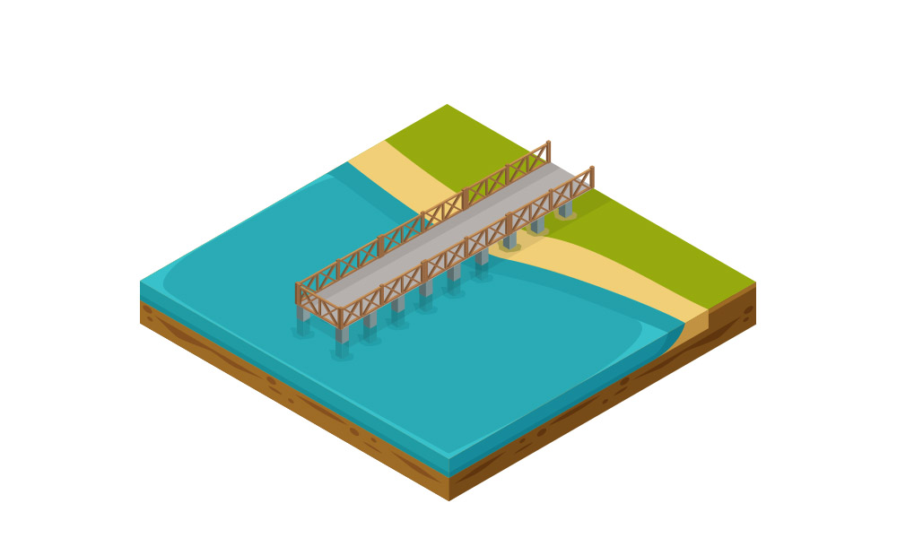 Posadowienie molo i budowa pomostu na palach