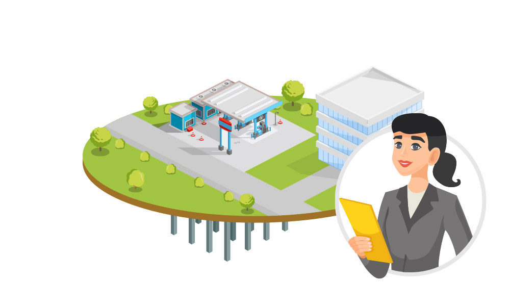 Budowa stacji benzynowej w sąsiedztwie innych budynków