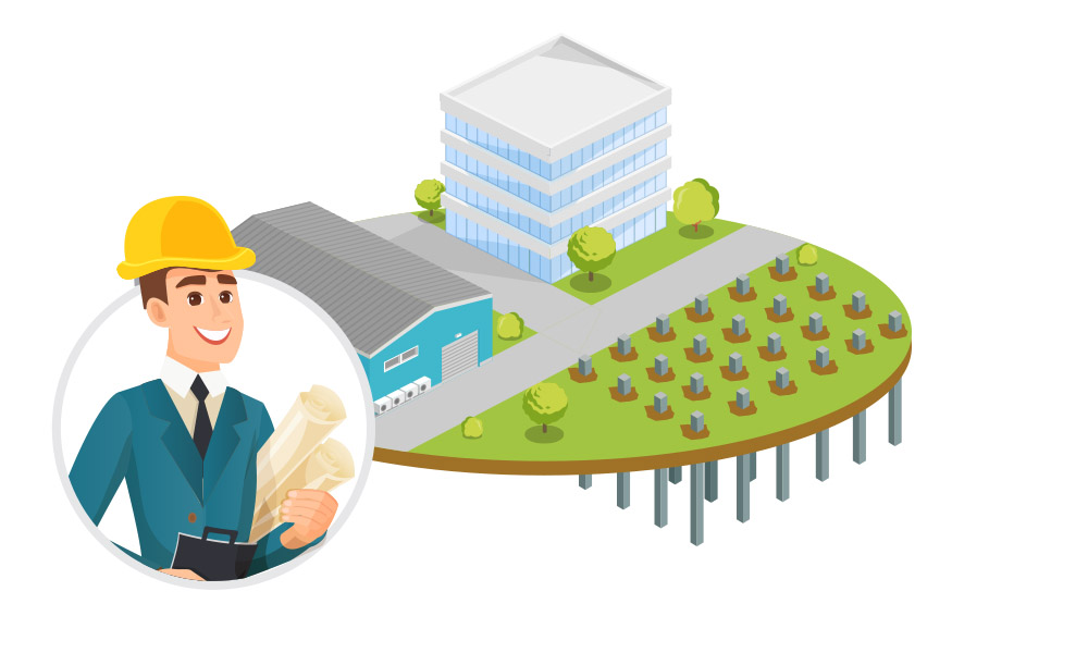 Posadowienie pod budowę hali