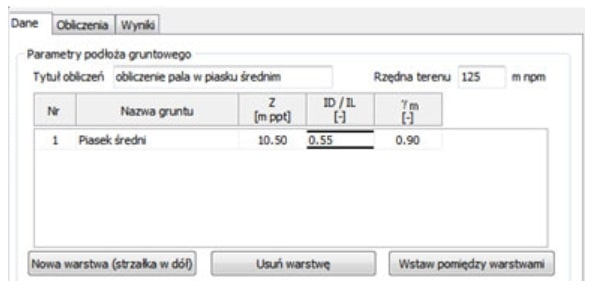 Nośność i sztywność boczna pala pojedynczego
