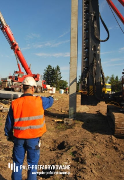 Lokalizowanie i kontrola pochylenia pala