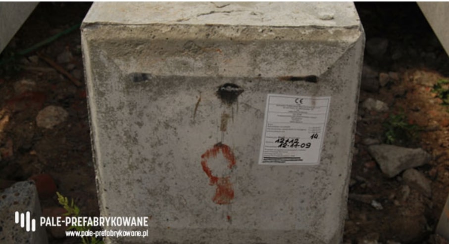 Wytyczenie pali drewnianych