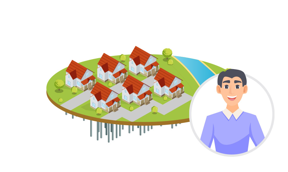 Osiedle domków jednorodzinnych